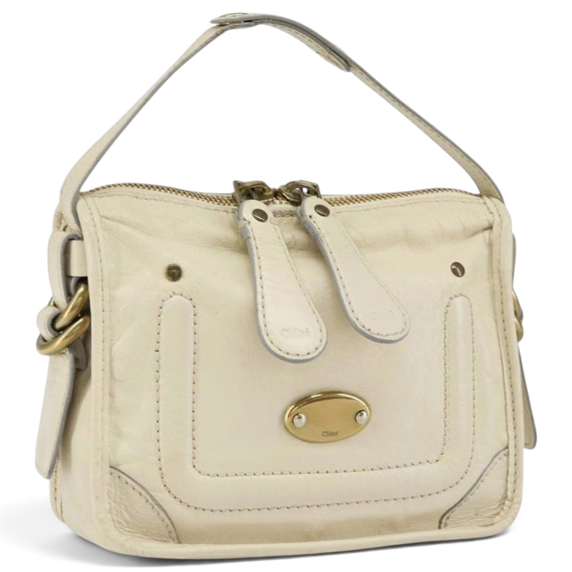 C leather handbag
