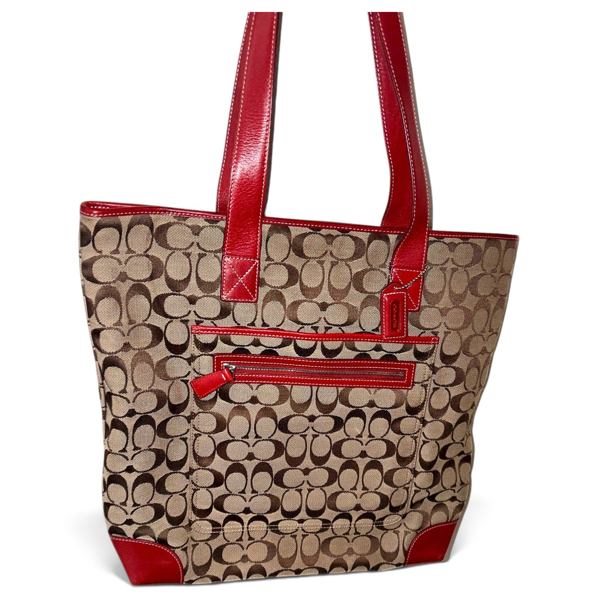 Leather tote