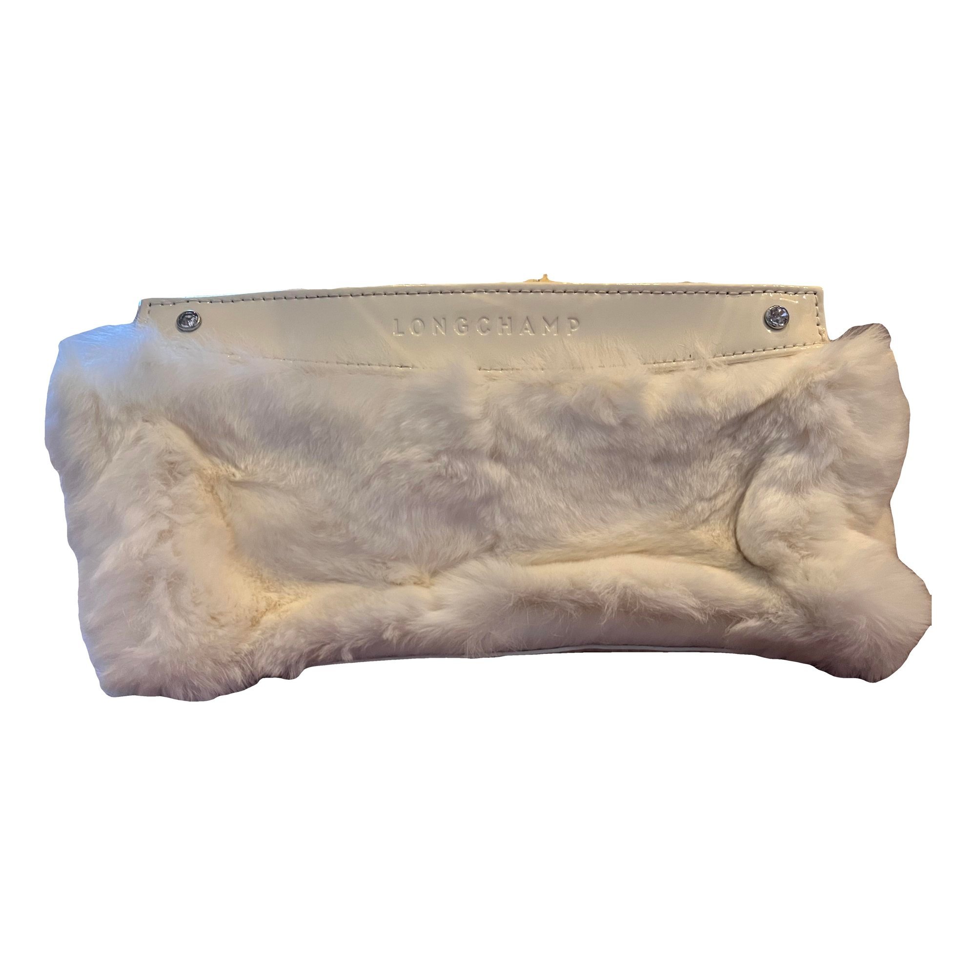 Patent leather clutch bag