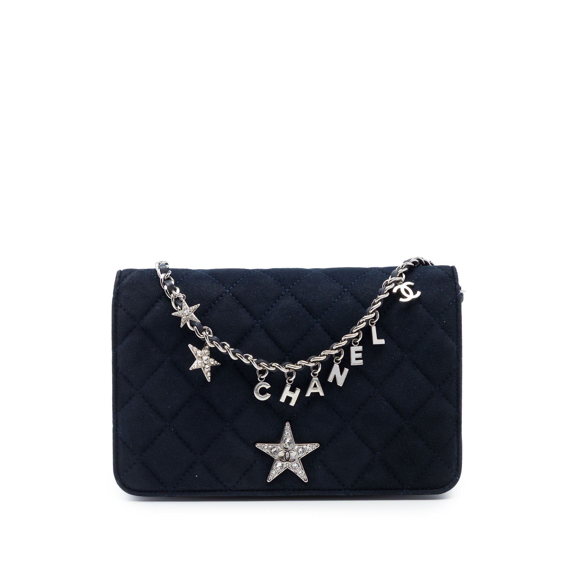 Wallet On Chain leather handbag