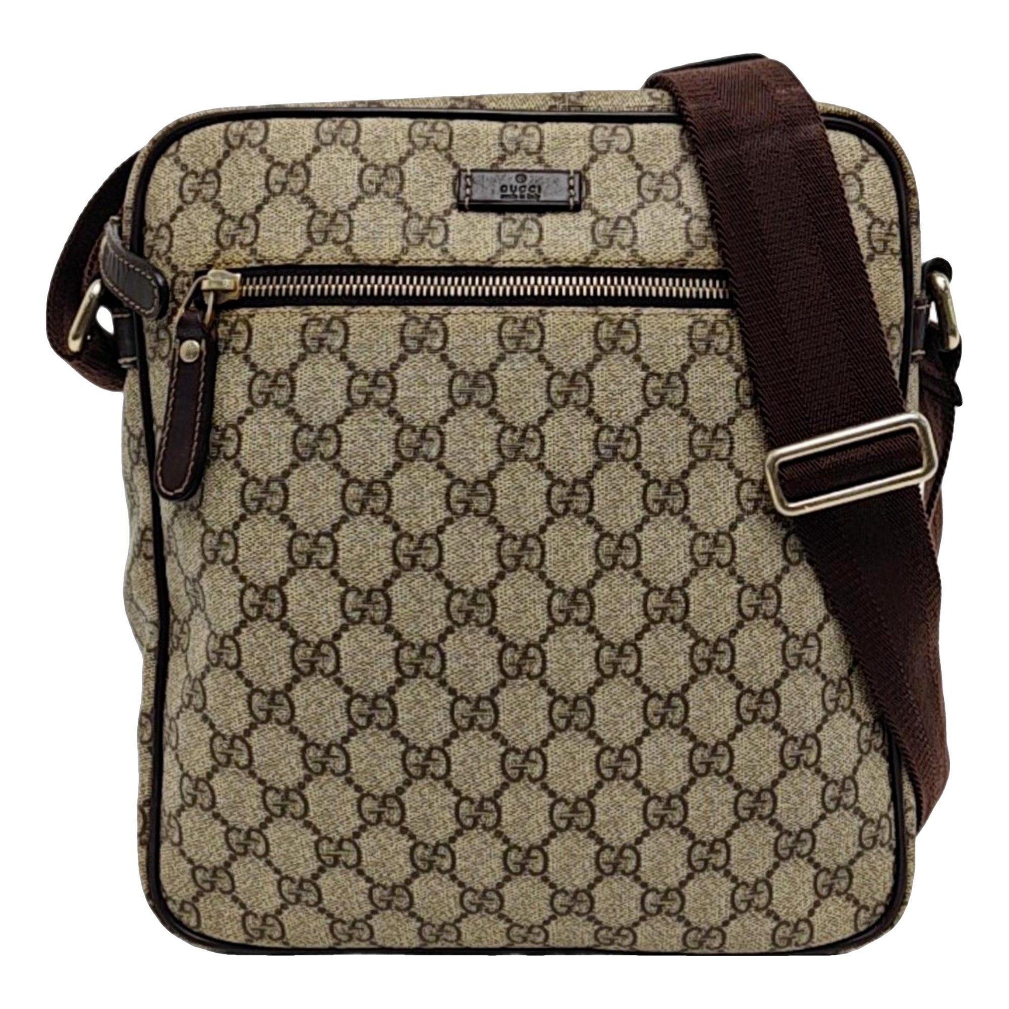 Ophidia GG Supreme leather crossbody bag