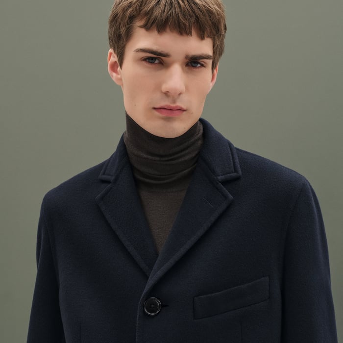 Marine Liverpool Cashmere Coat