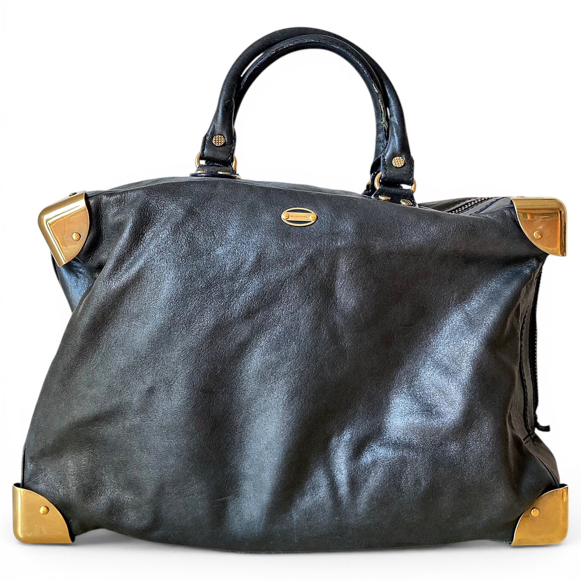 Leather handbag