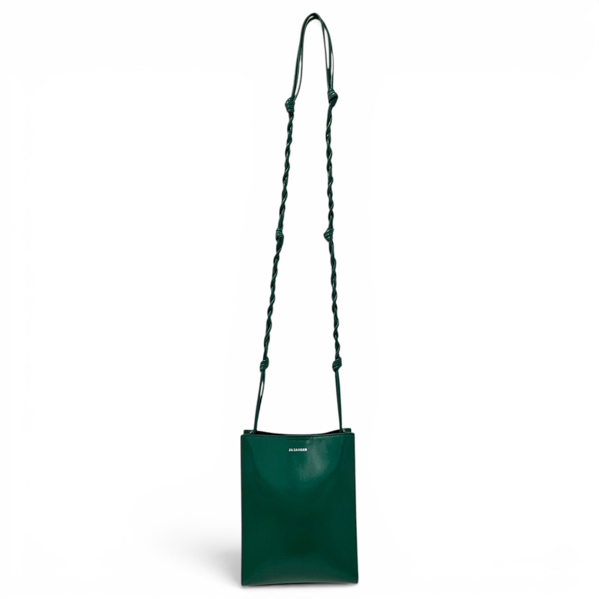 Jil Sander Tangle leather crossbody bag