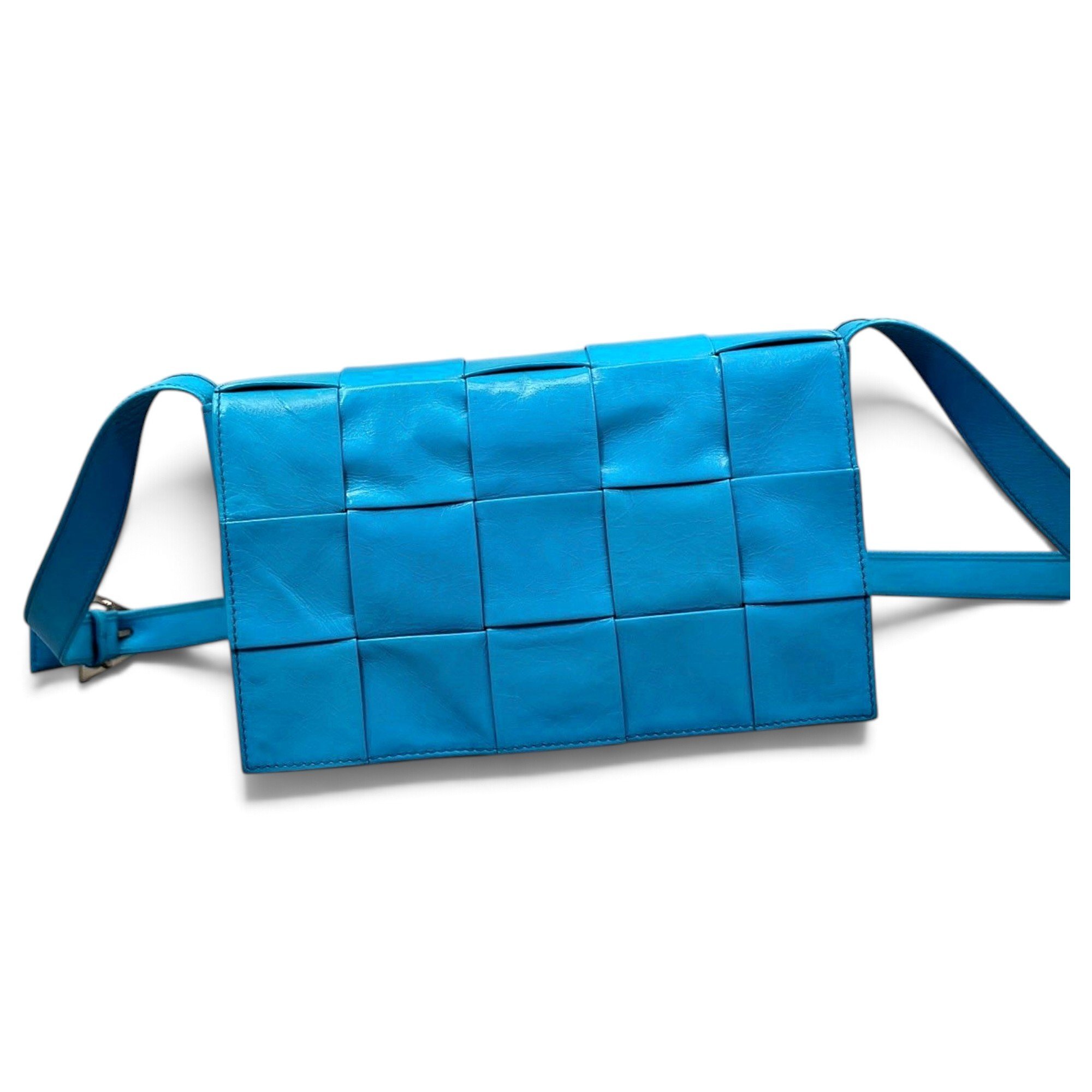 Cassette leather handbag