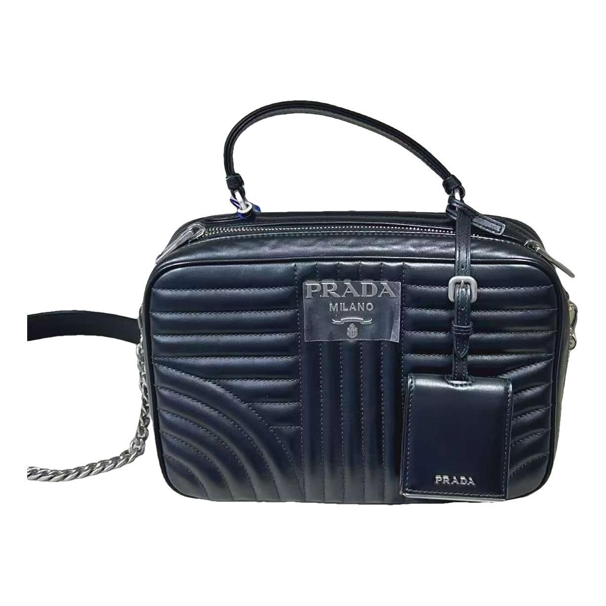 Diagramme leather handbag