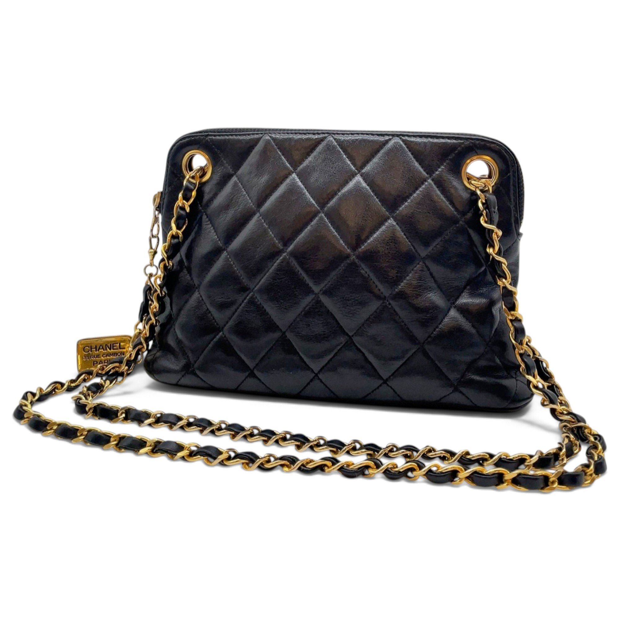 Petite Shopping Tote leather handbag
