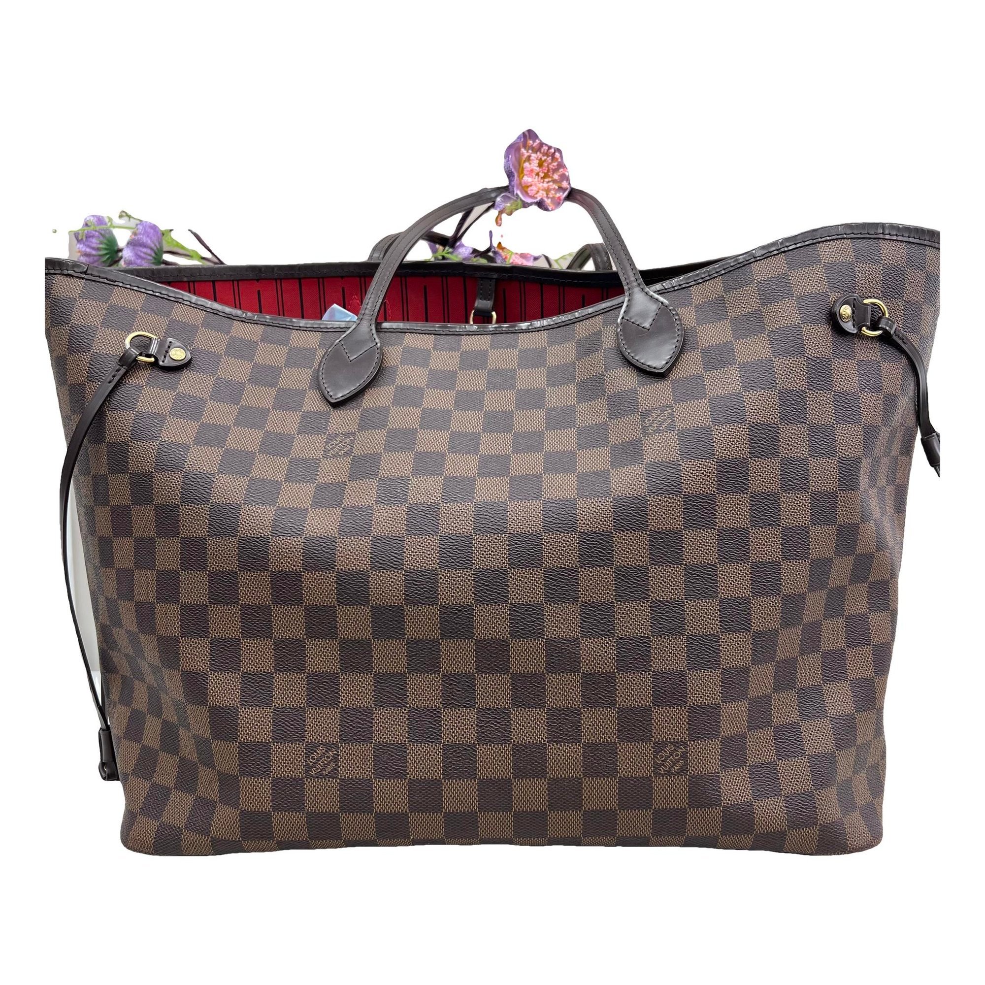 Neverfull leather tote