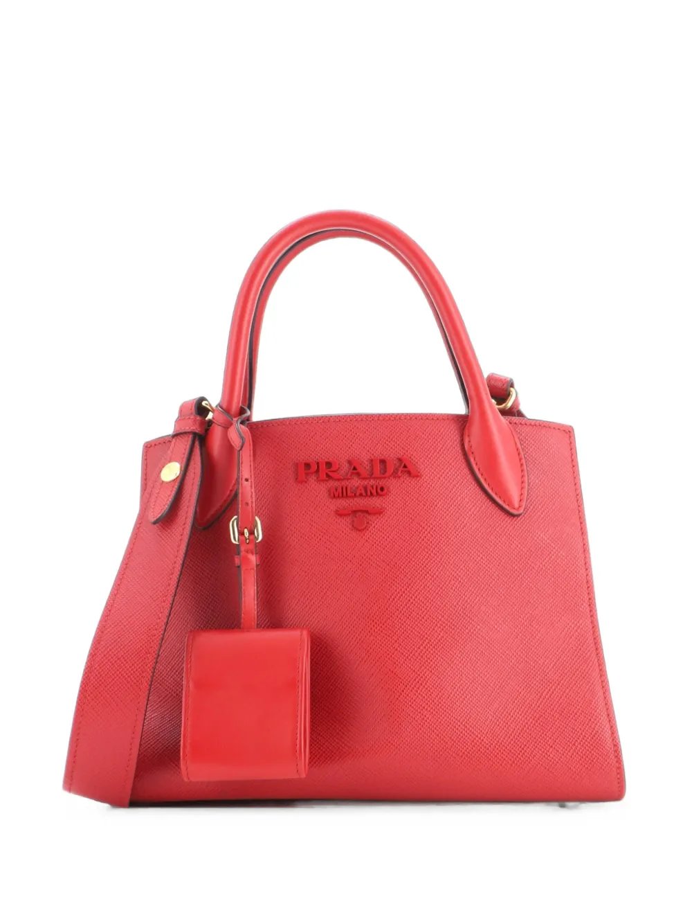 Monochrome Saffiano with City Calf Small tote bag