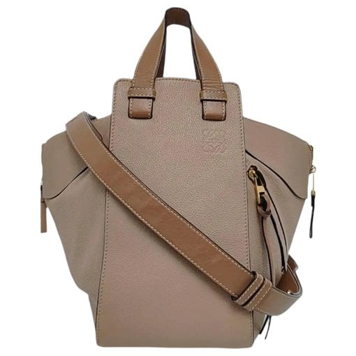 Hammock leather handbag