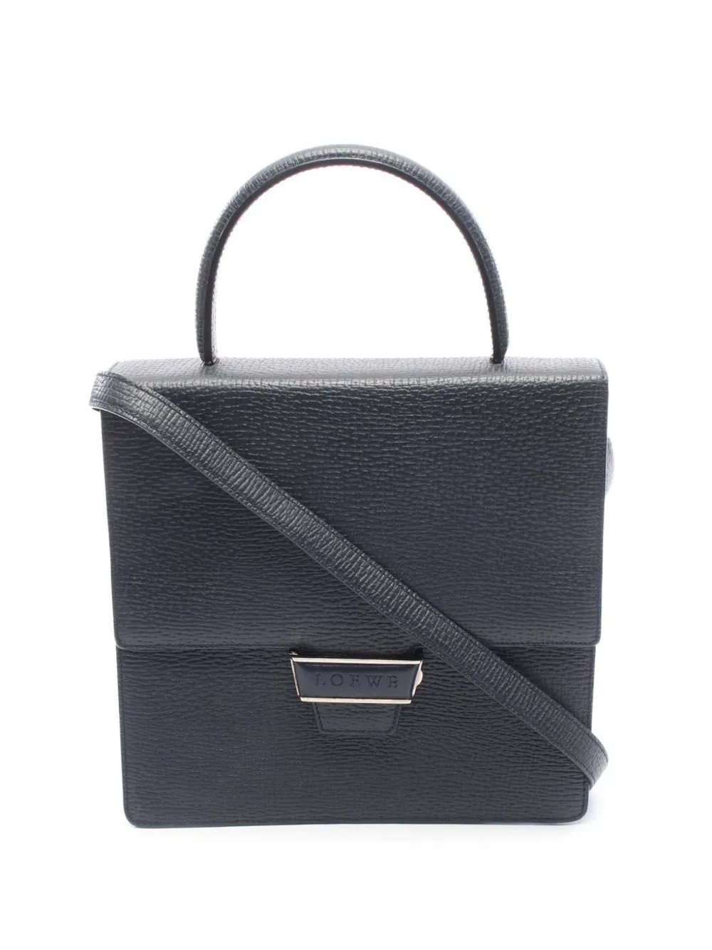 Loewe 2010-2026 Textured Leather Top Handle satchel