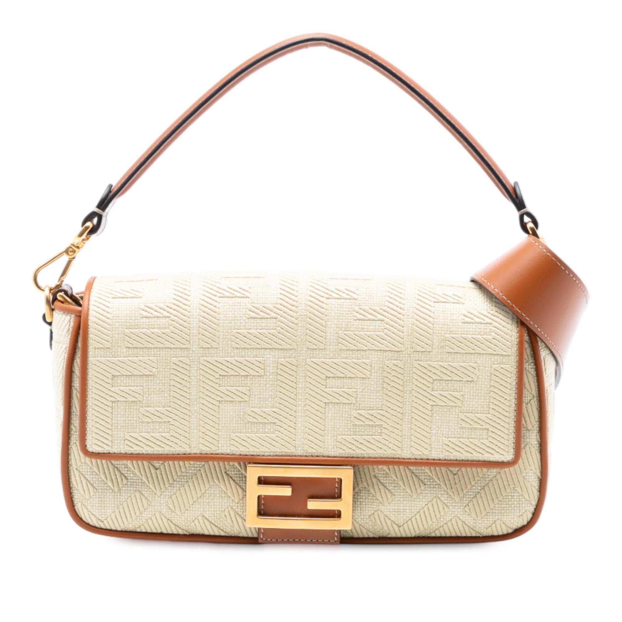 Fendi Baguette leather satchel