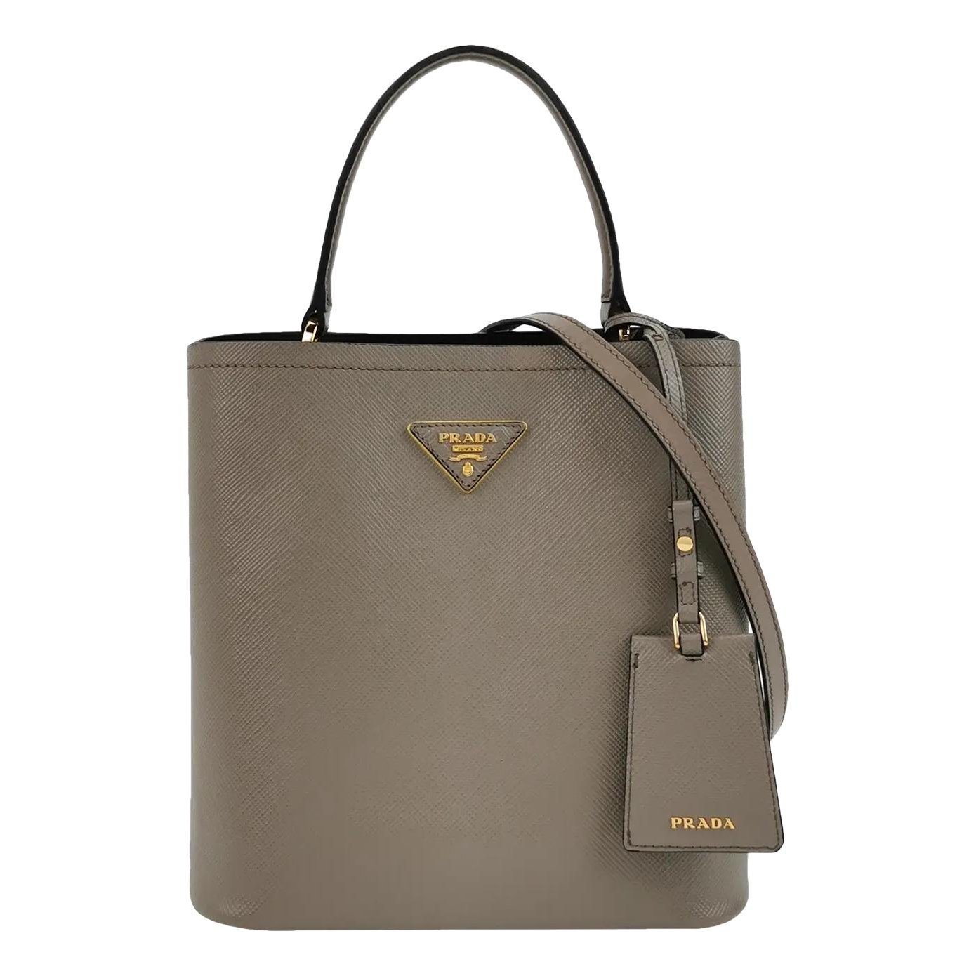 Panier leather handbag