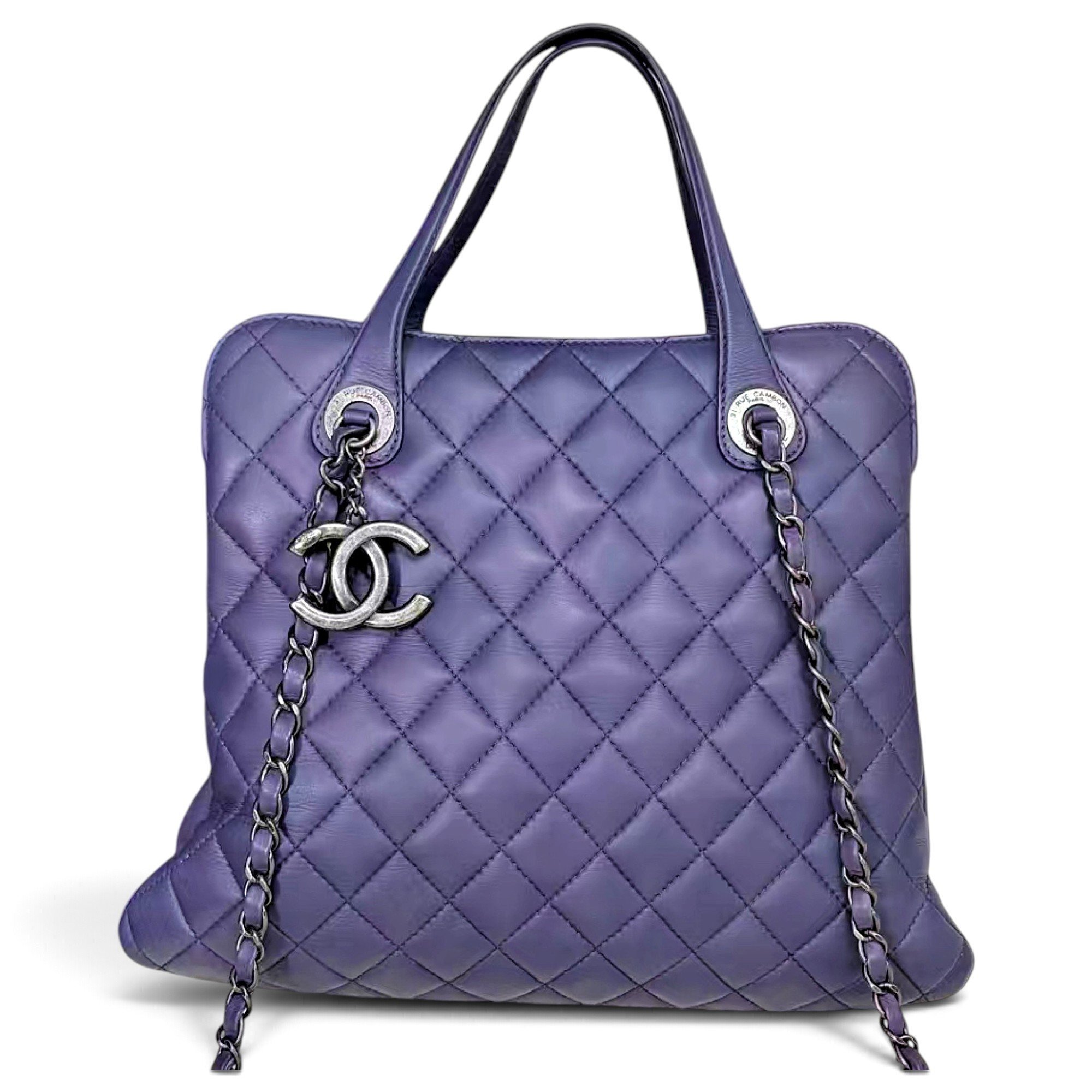 Leather tote