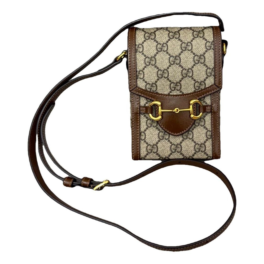Horsebit 1955 Vertical leather crossbody bag