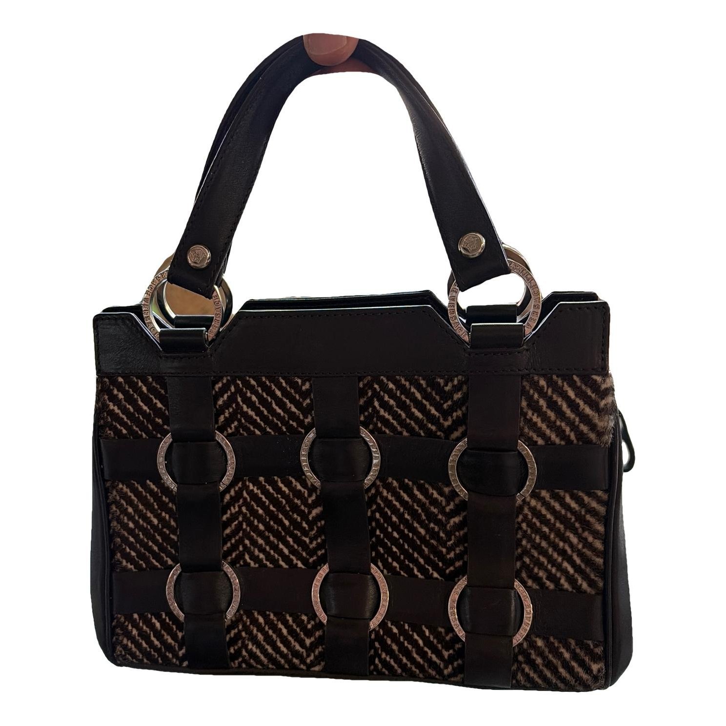 Leather handbag