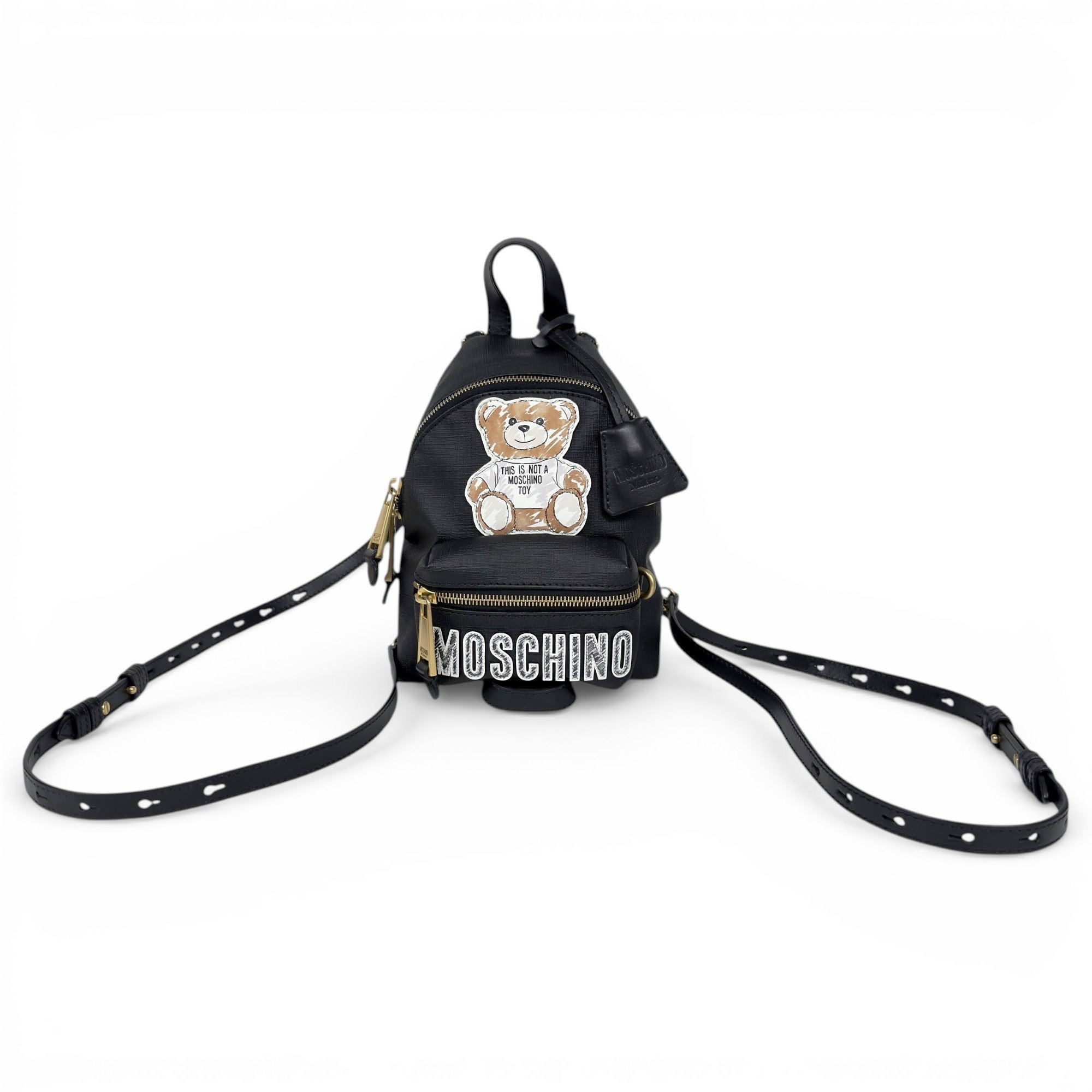Vegan leather backpack