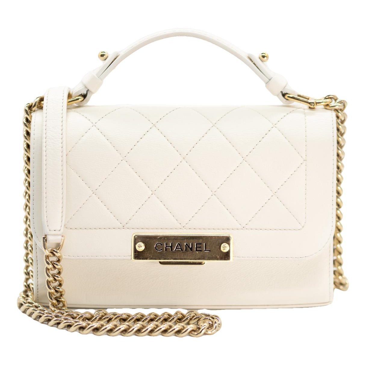 Coco Handle leather handbag
