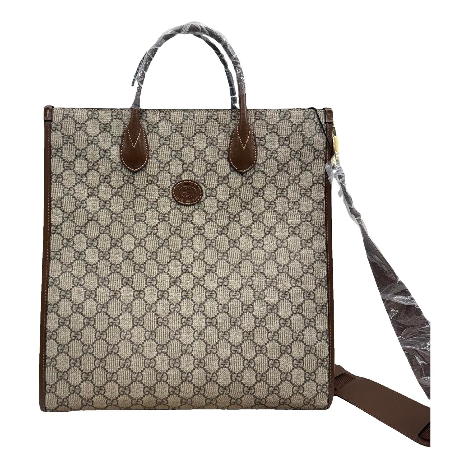 Leather tote