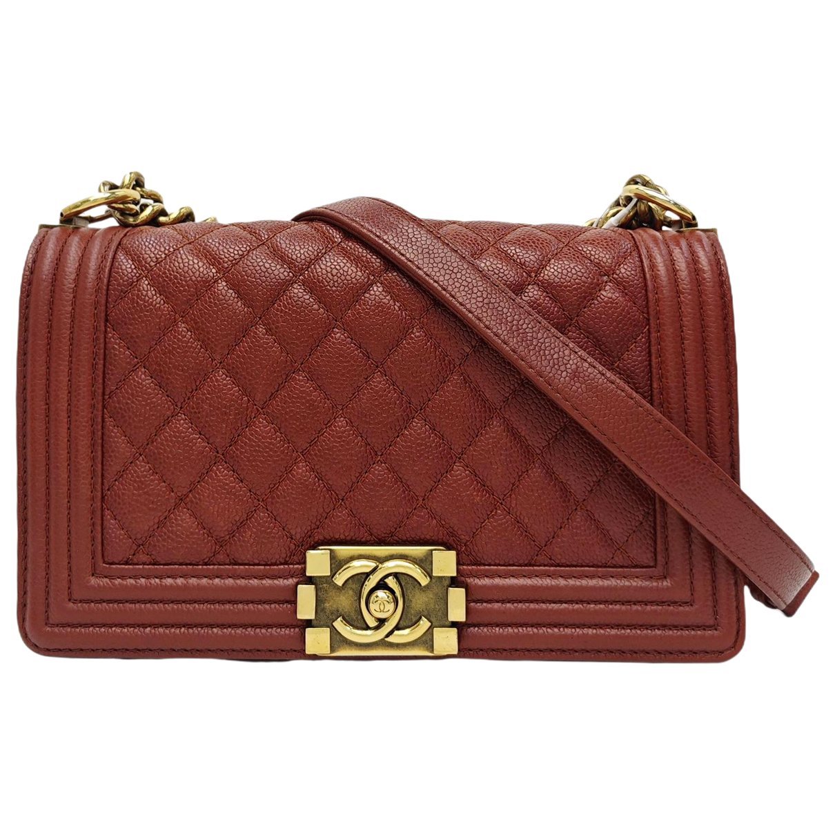 Leather handbag