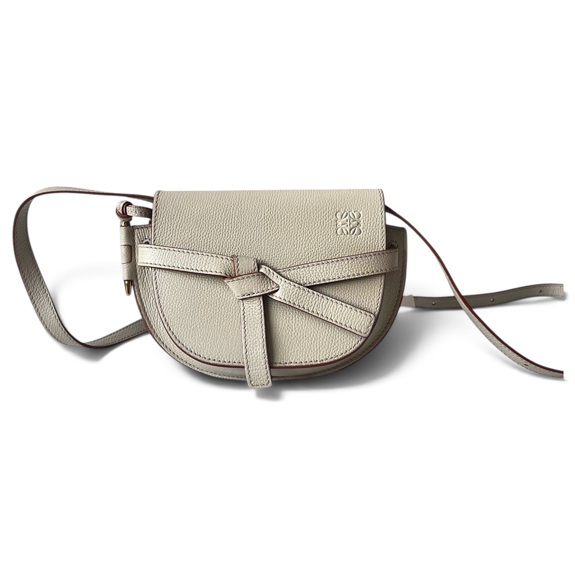 Gate leather crossbody bag