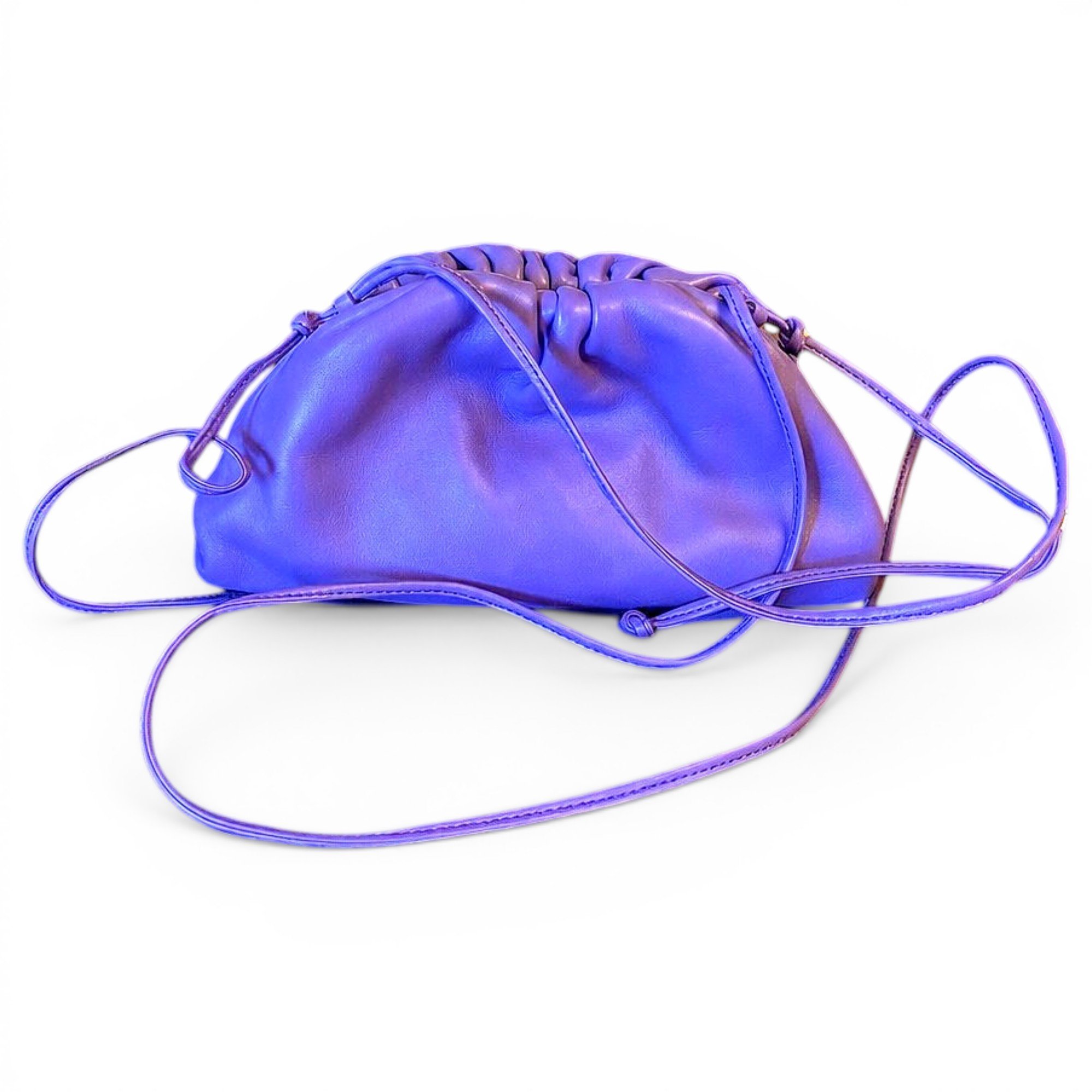 Pouch leather crossbody bag