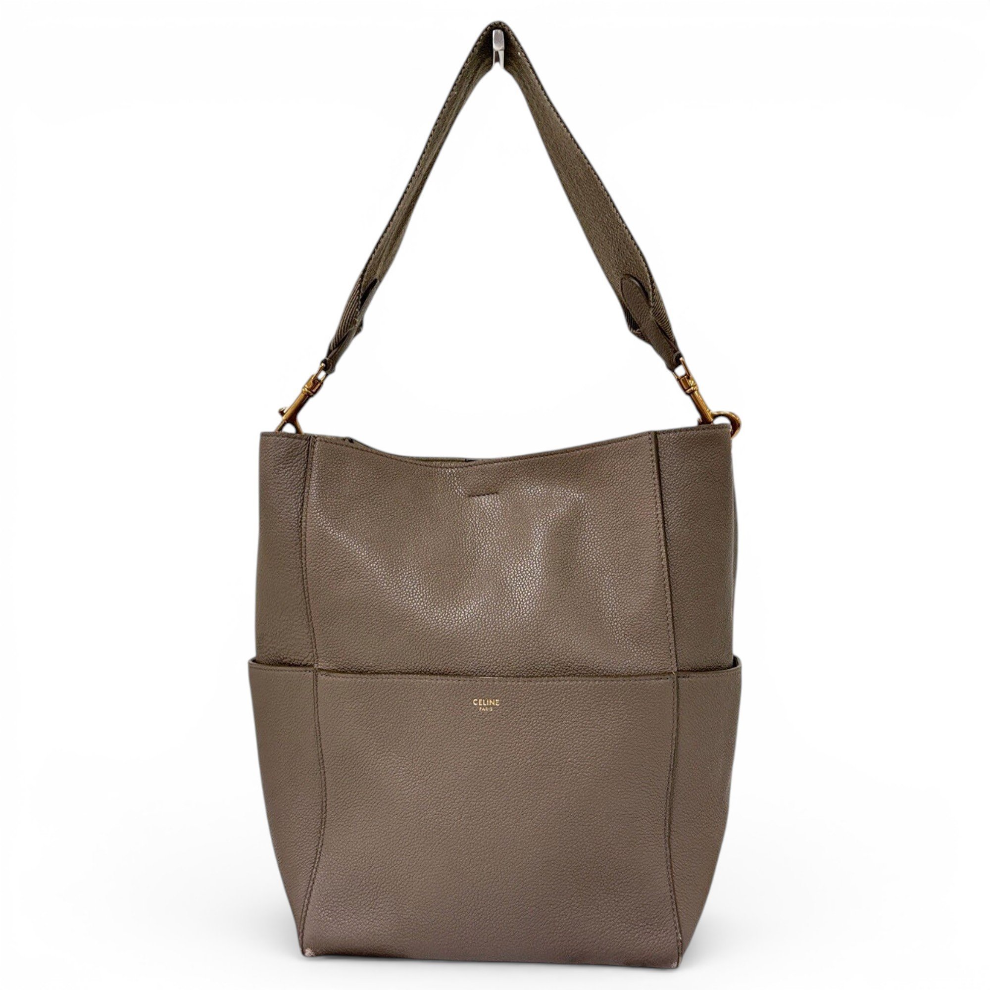 Celine Seau Sangle leather tote