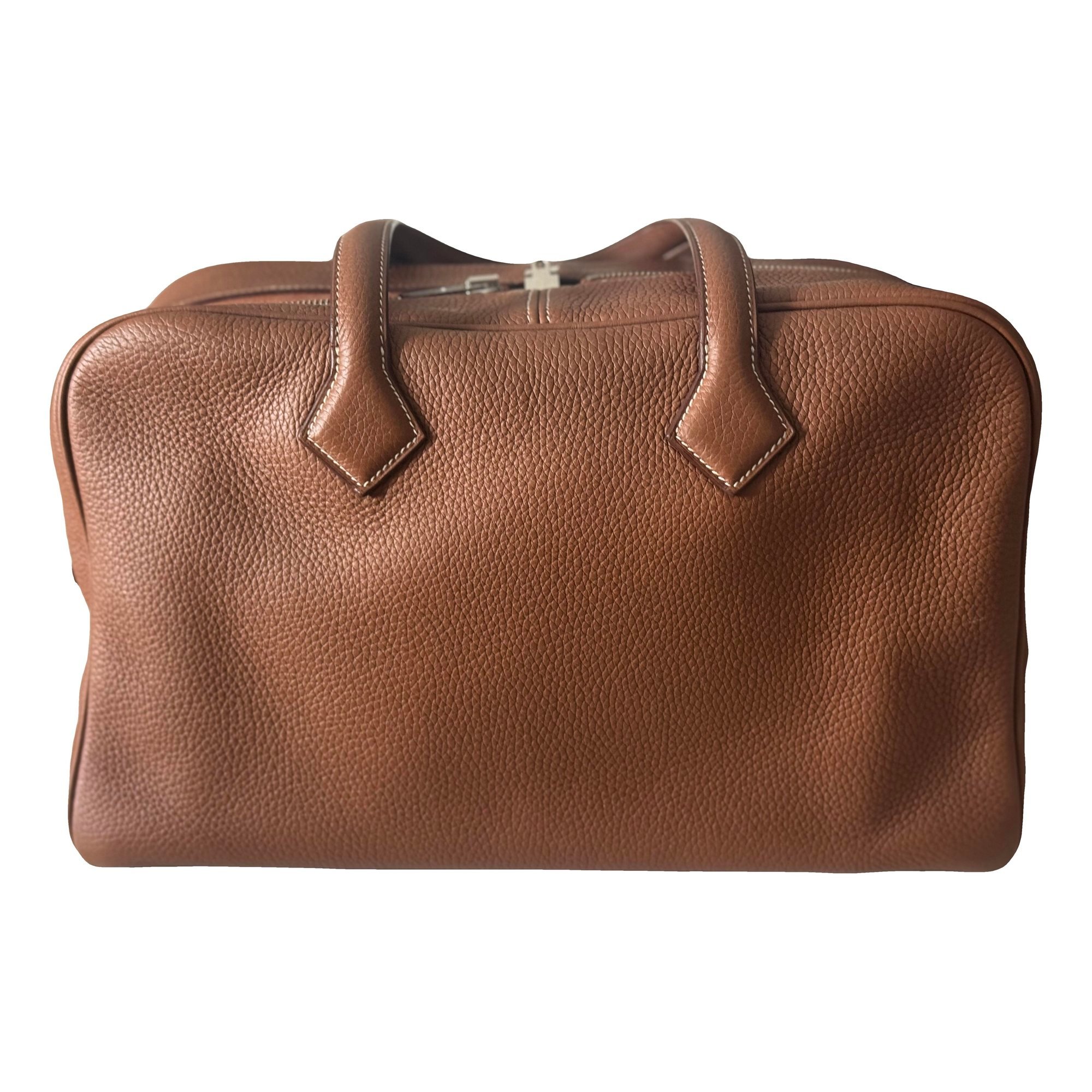 Hermes Victoria Handbag Gold