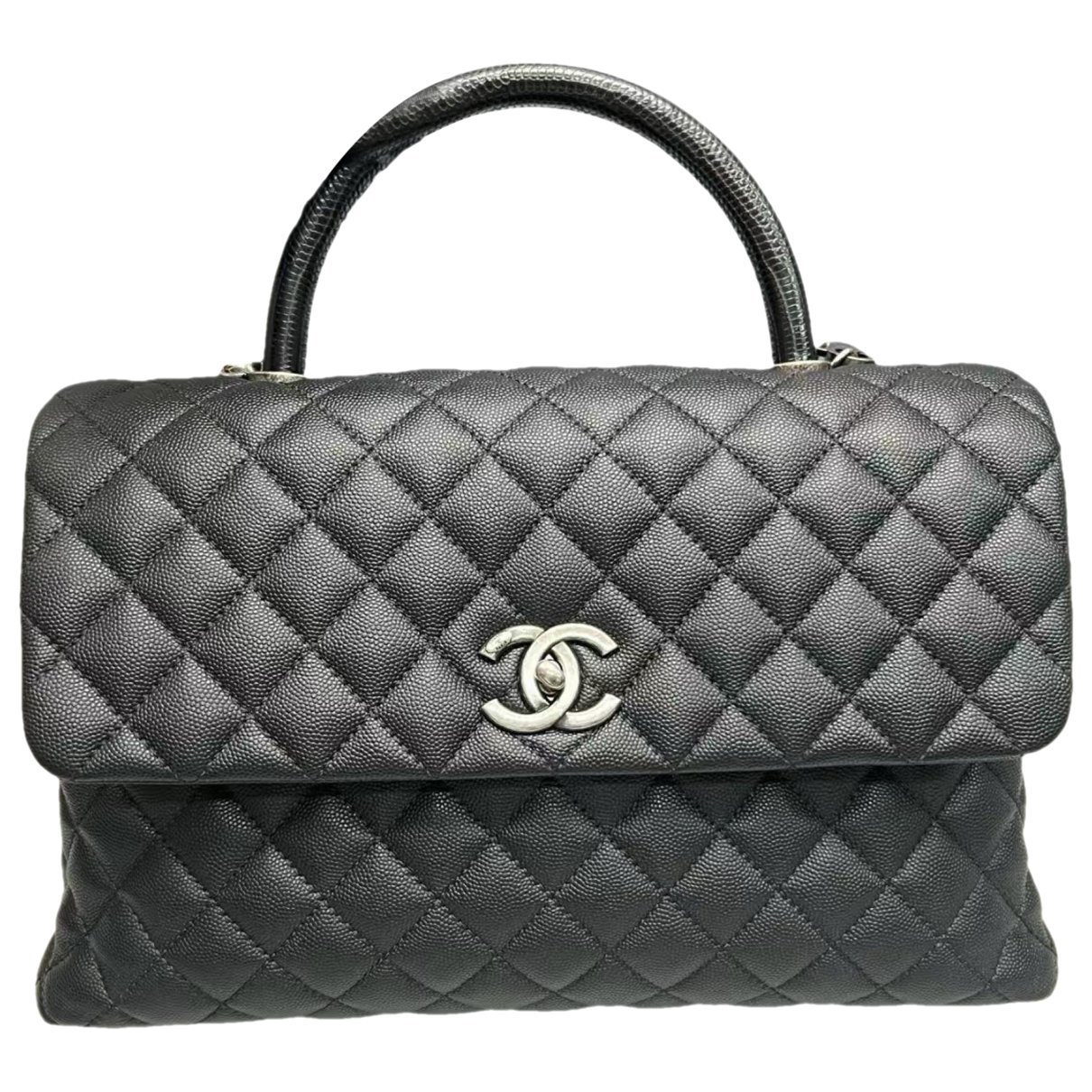 Coco Handle leather handbag
