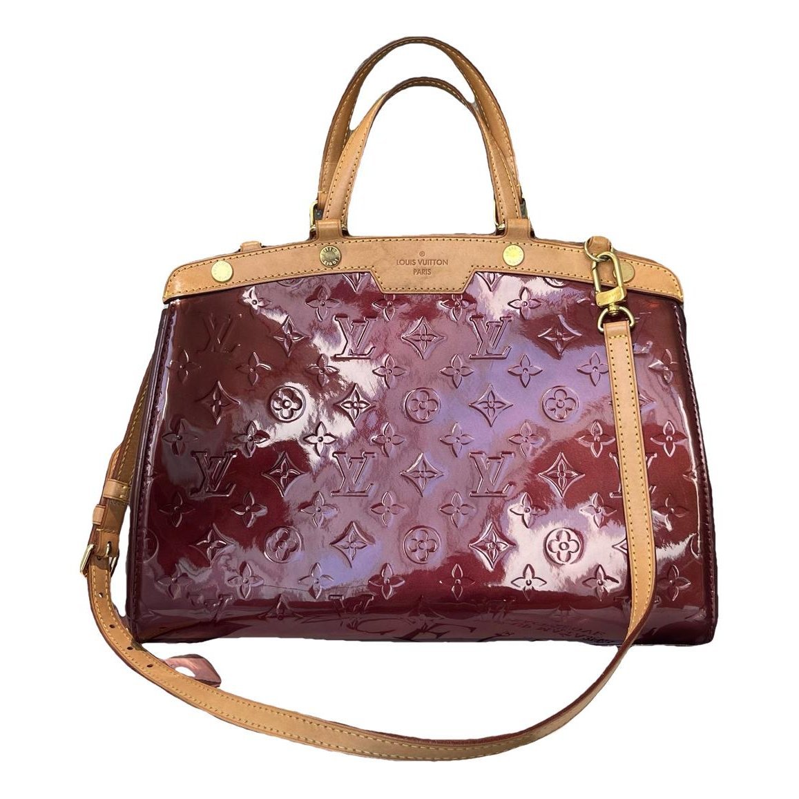Bréa patent leather handbag