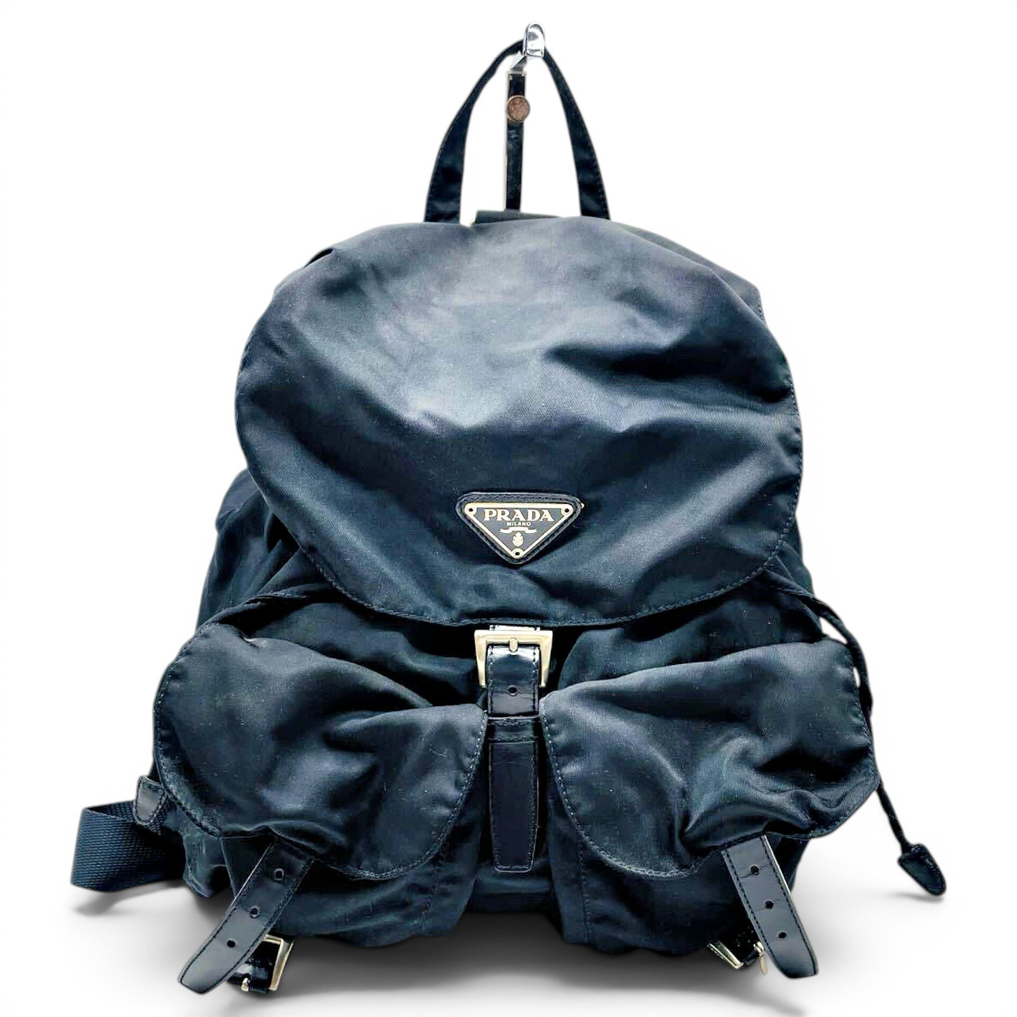 Re-Nylon cloth backpack