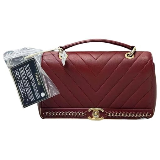 Leather handbag