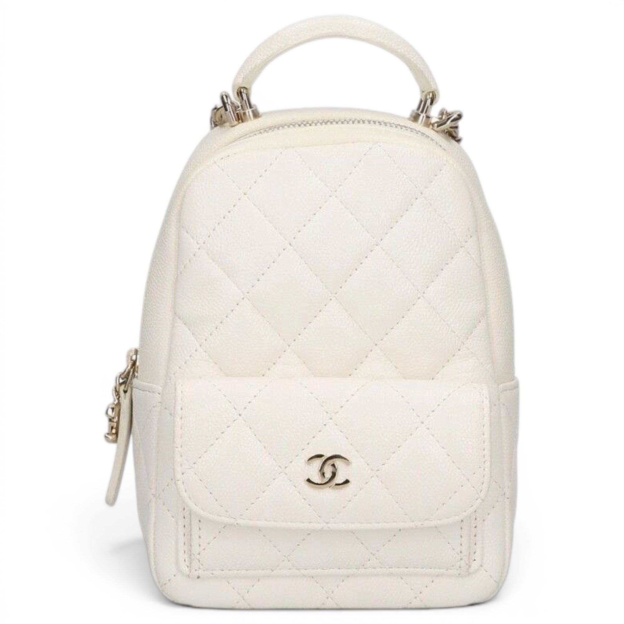 Leather backpack