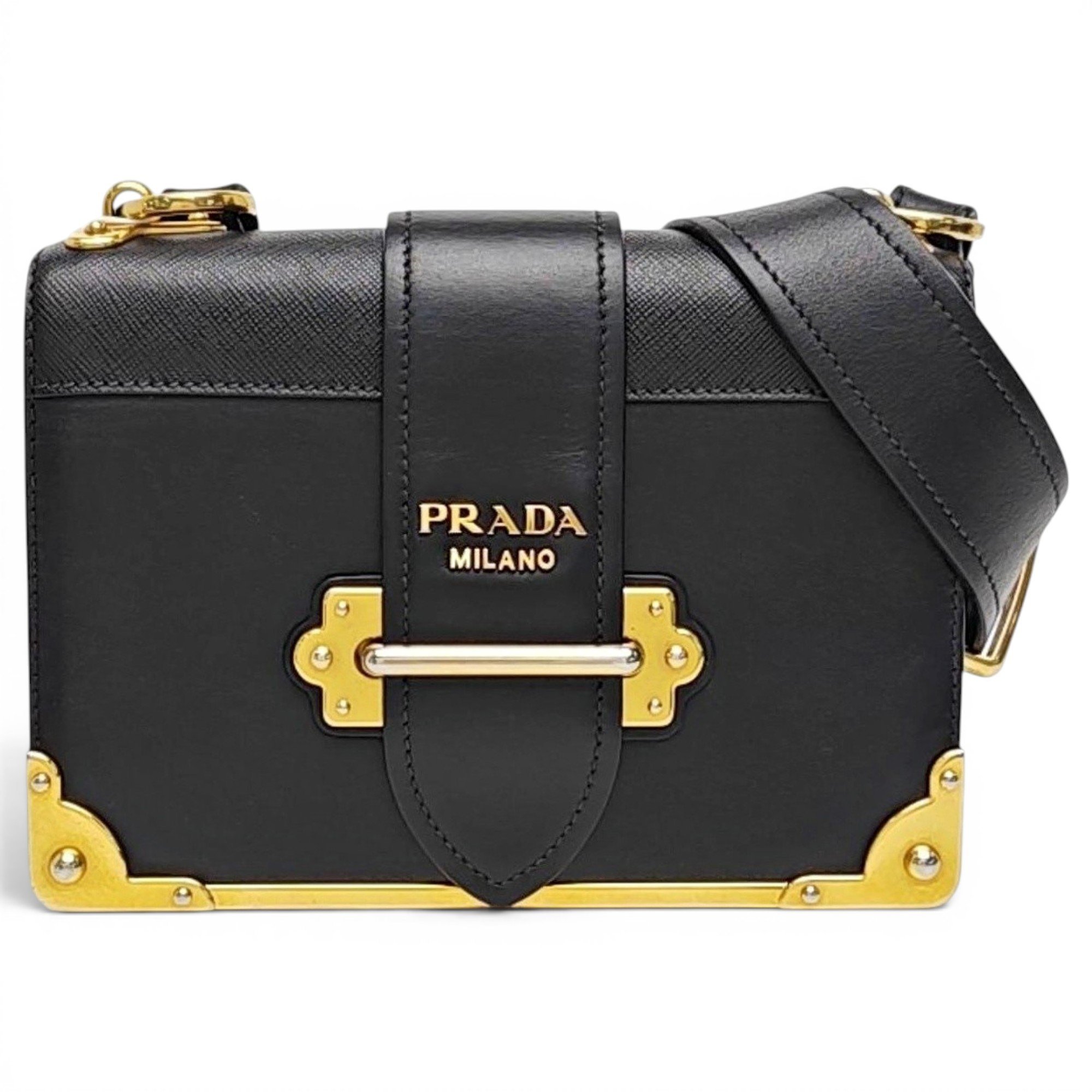 Cahier leather handbag