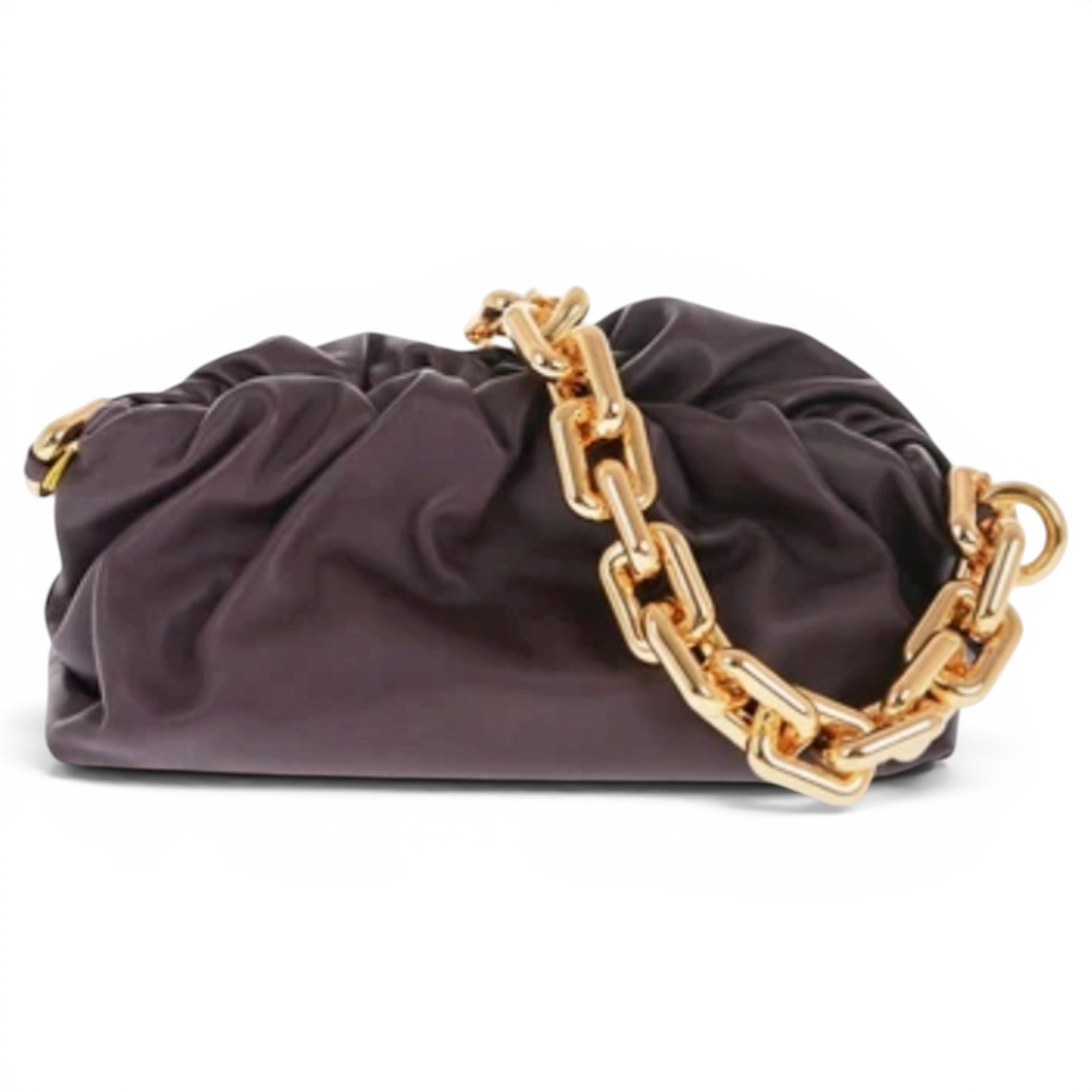 Chain Pouch leather handbag