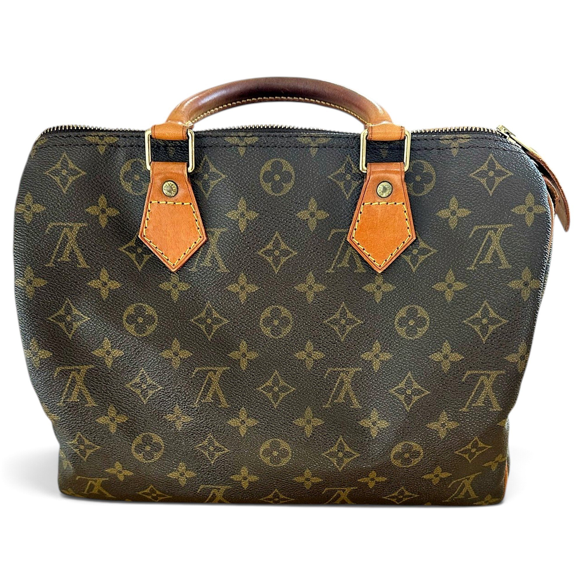 Speedy leather bowling bag