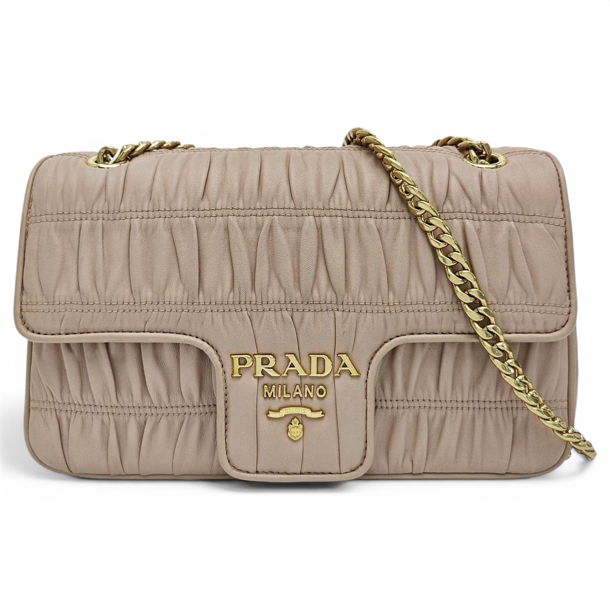 Diagramme leather handbag