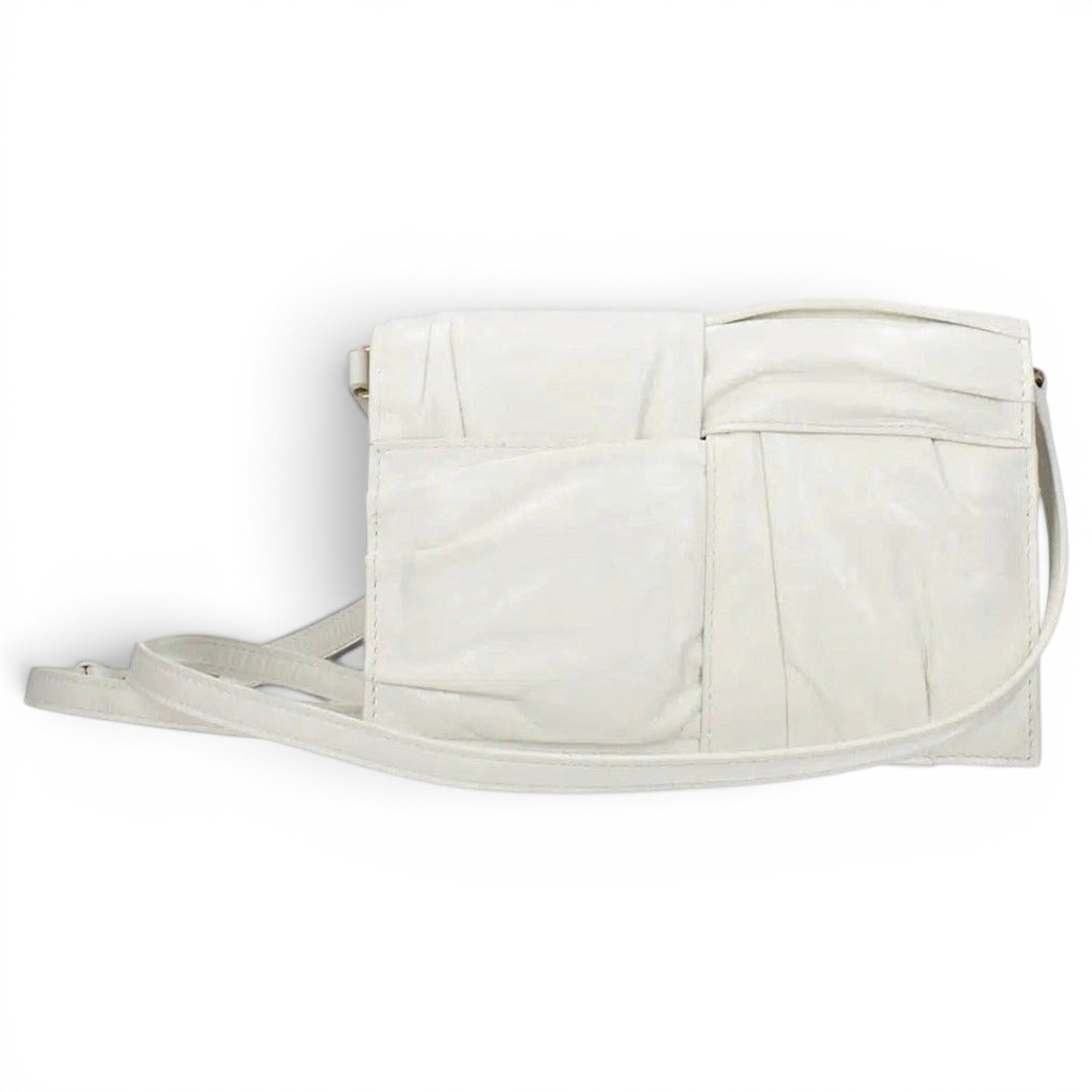 Leather clutch bag