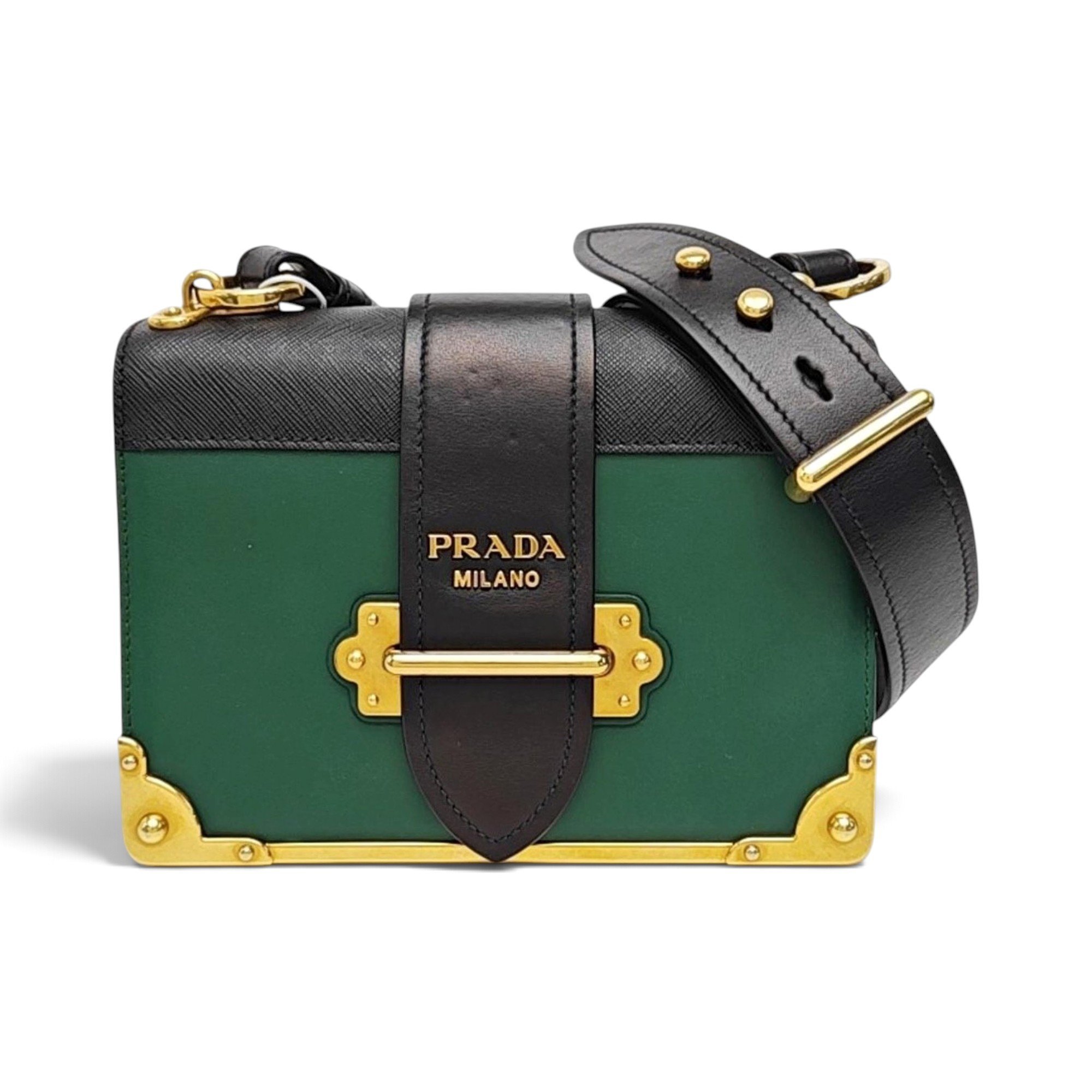 Cahier leather handbag