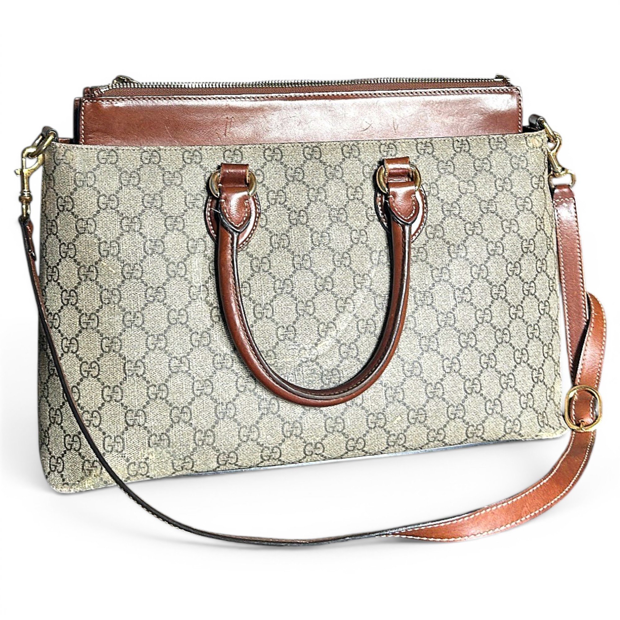 Leather handbag