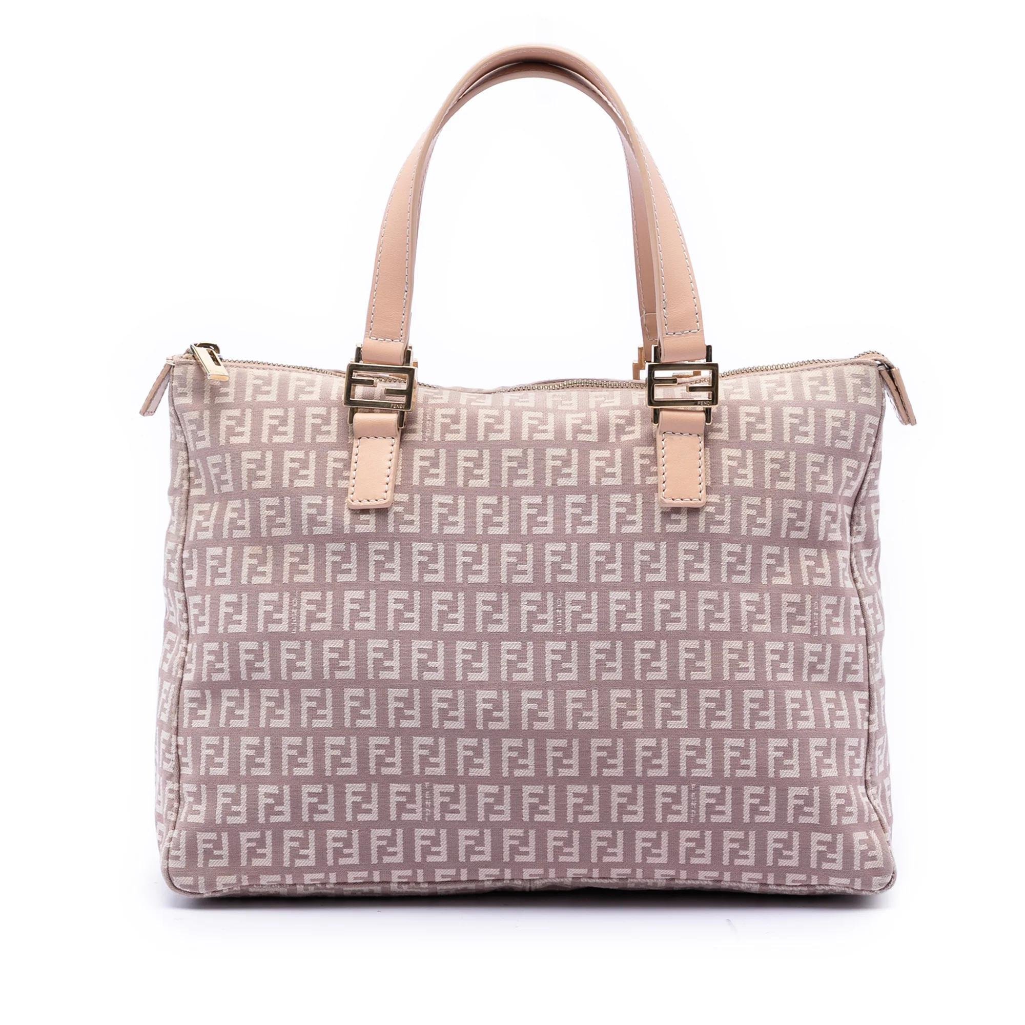Pocket leather tote