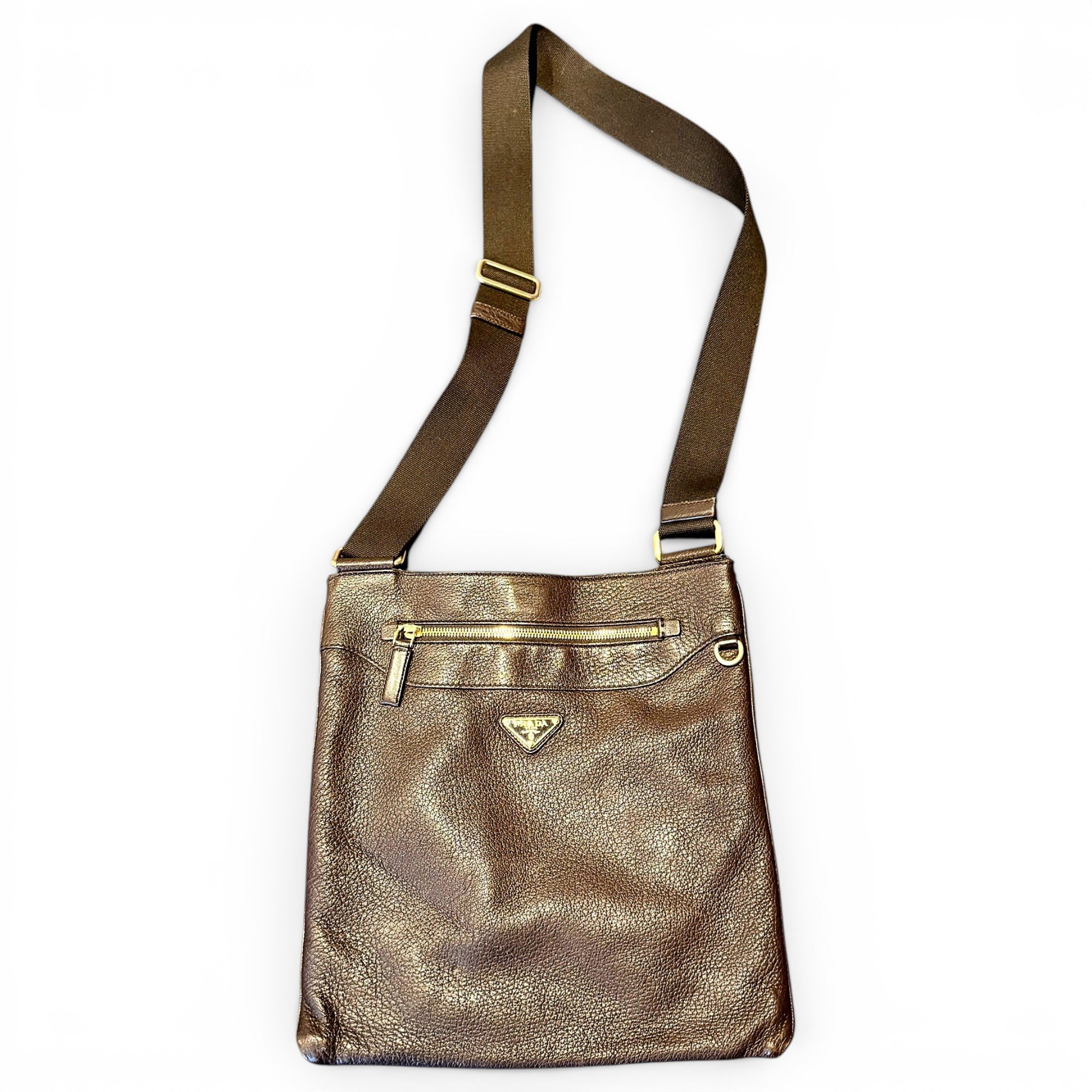 Leather crossbody bag