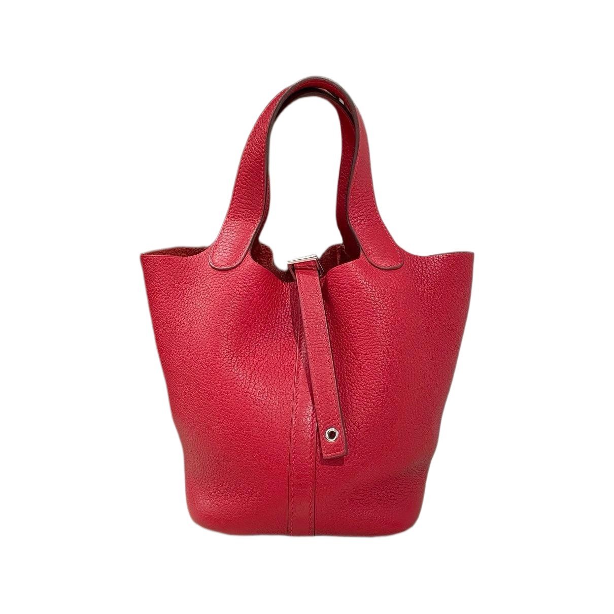 Picotin leather handbag
