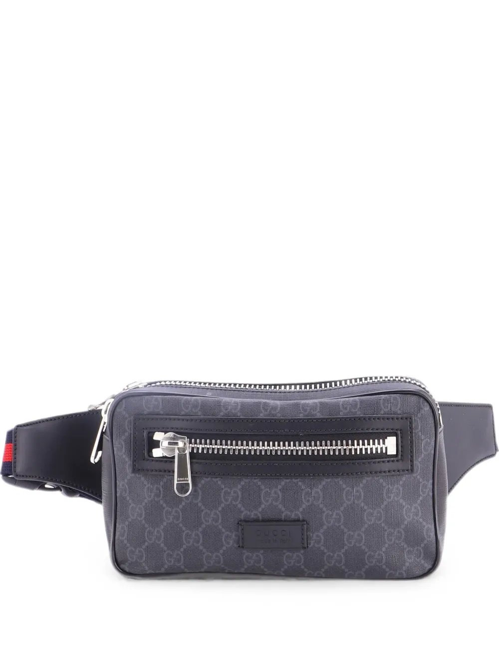 Soft Zip GG Coated Canvas Small belt bag