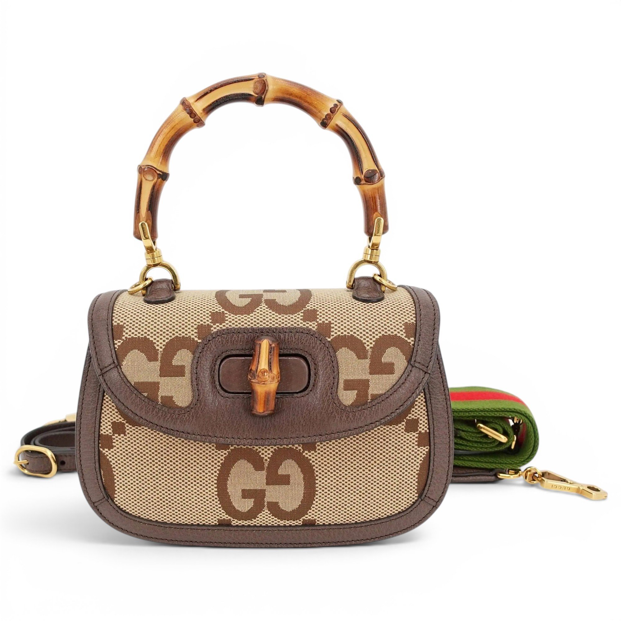 Convertible Bamboo Top Handle cloth crossbody bag