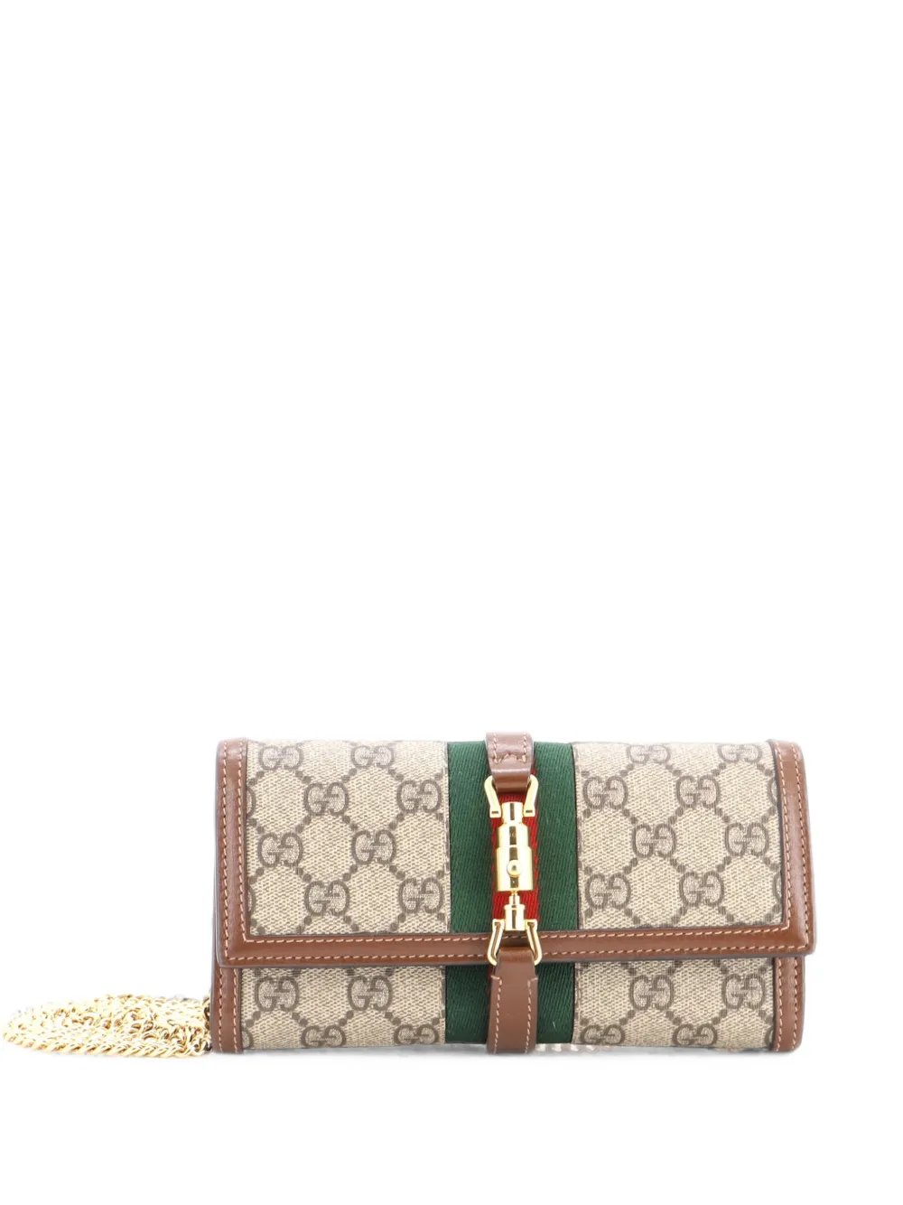 Jackie 1961 Continental Chain Wallet GG Coated Canvas shoulder bag