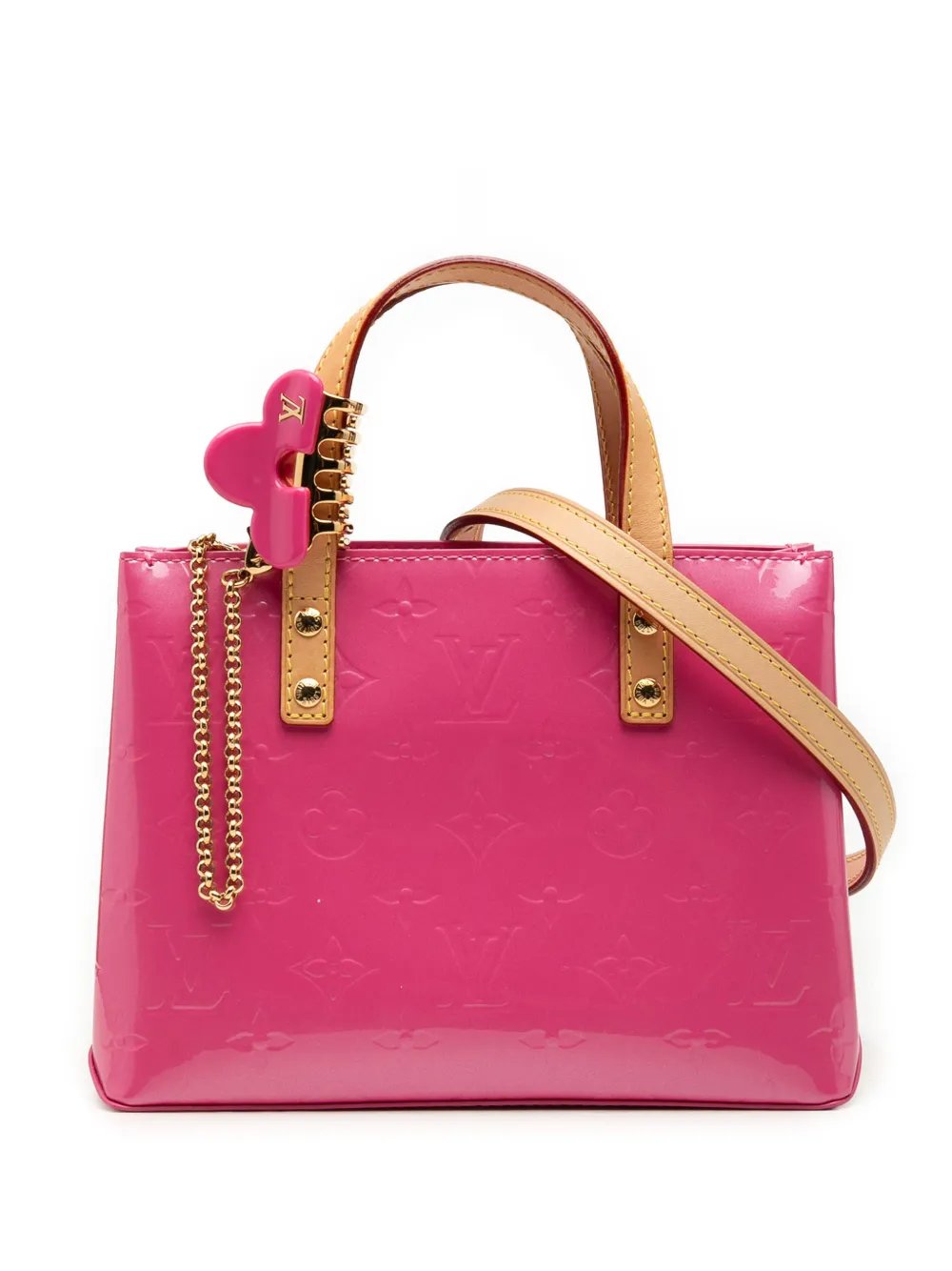 2010-2026 Monogram Vernis Hairclip Reade PM satchel
