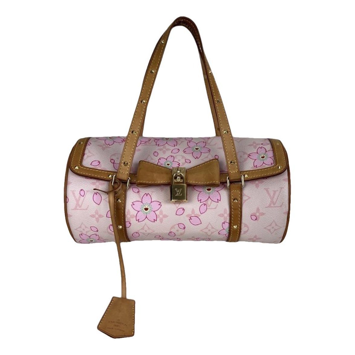 Papillon leather handbag
