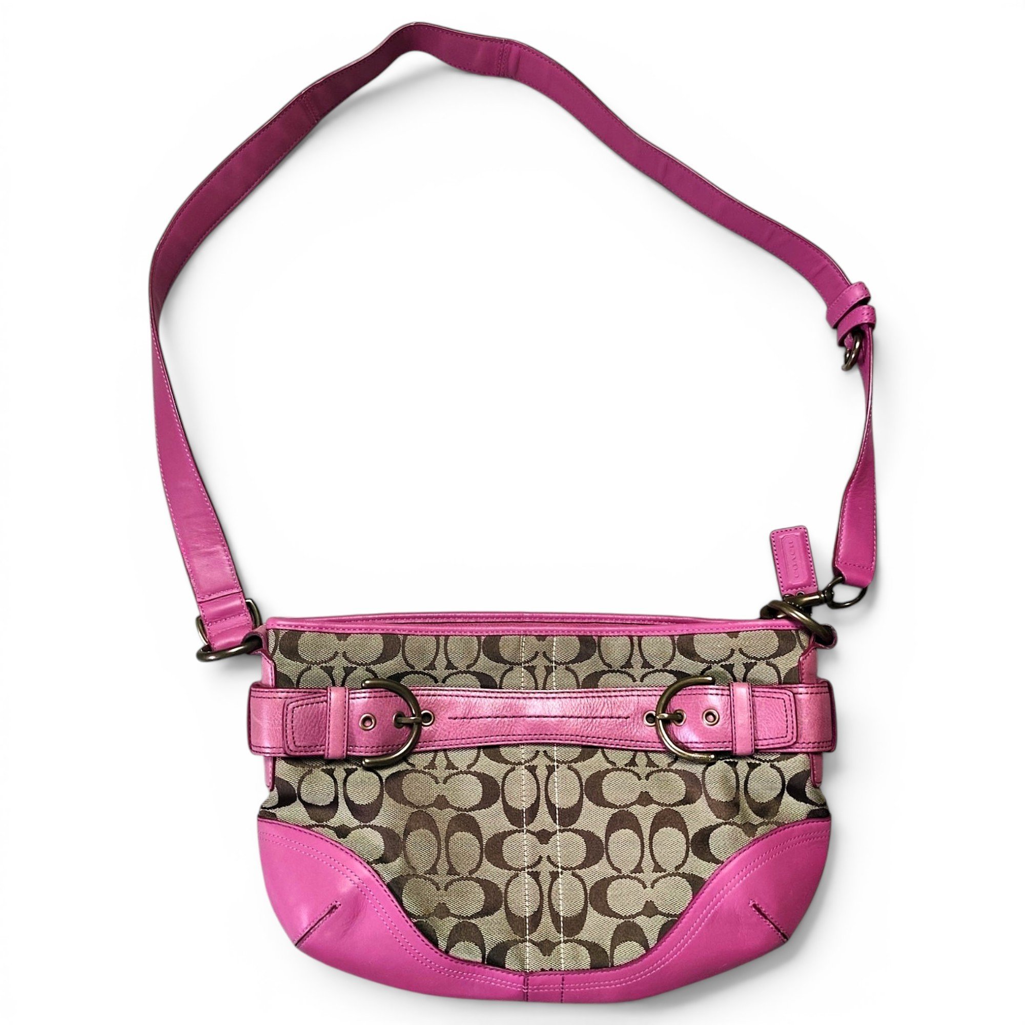 Signature Sufflette leather crossbody bag