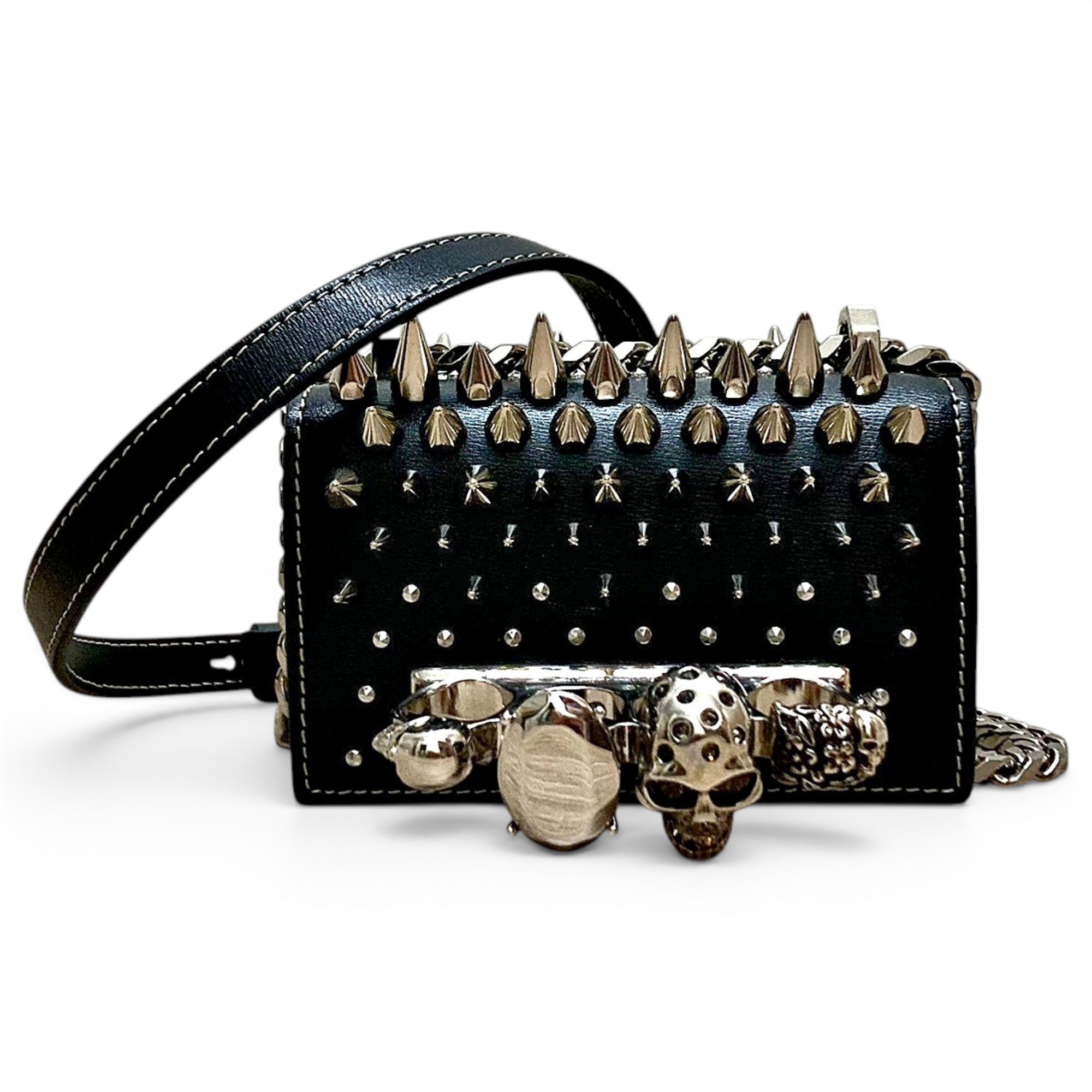 Leather crossbody bag